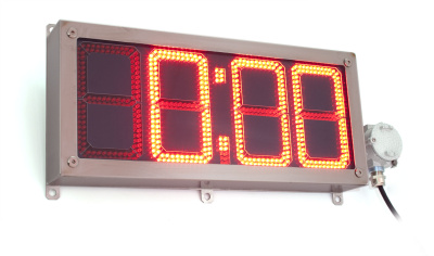 Взрывозащищенные светодиодные информационные табло (часы) серии ПГС-ЧАСЫ (SA-INDICATOR/CLOCK) в России